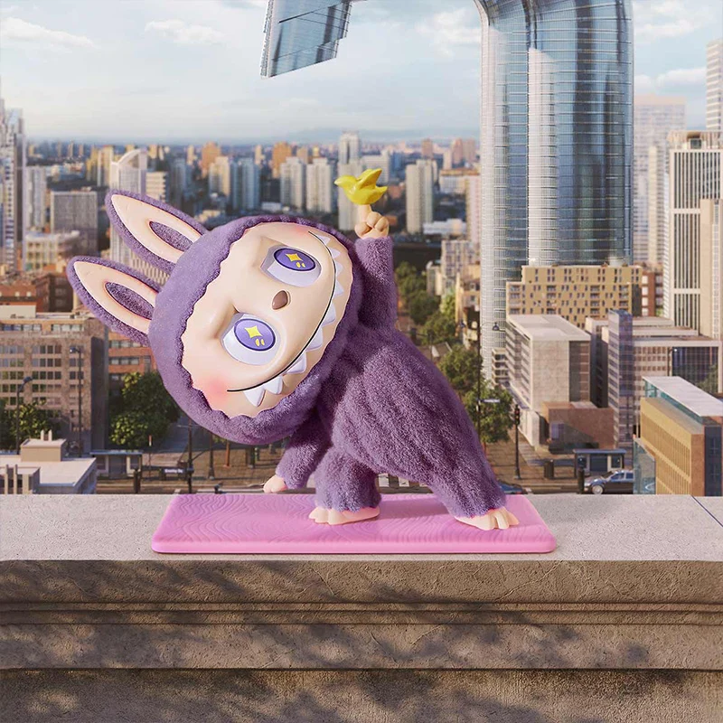 Коллекционные фигурки POP MART THE MONSTERS LABUBU LAZY YOGA