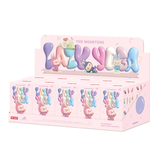 Коллекционные фигурки POP MART THE MONSTERS LABUBU LAZY YOGA